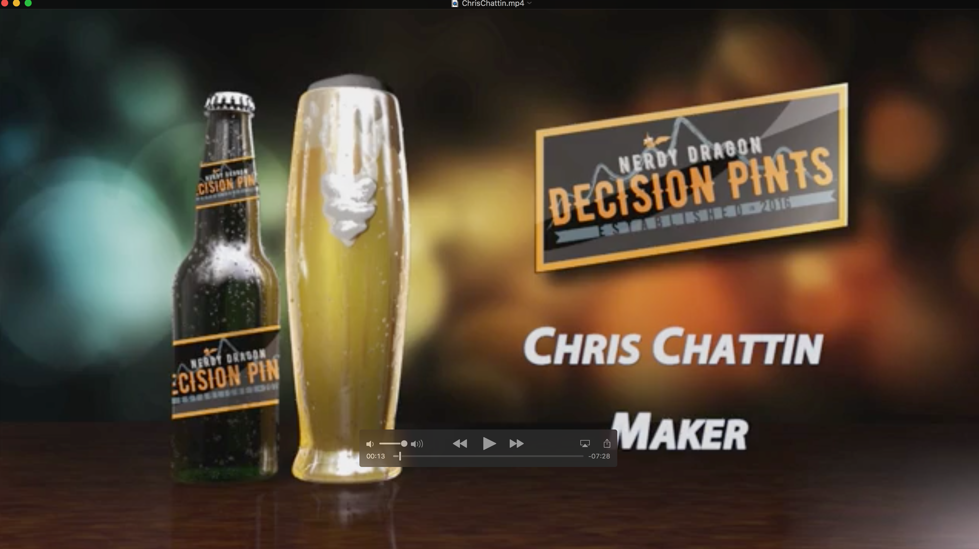 Decision Pints - Chris Chattin